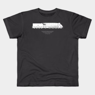 Sir Nigel Gresley Post War Speed Record 112 MPH Kids T-Shirt